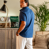 Кейптаун - Ленена риза с къс ръкав