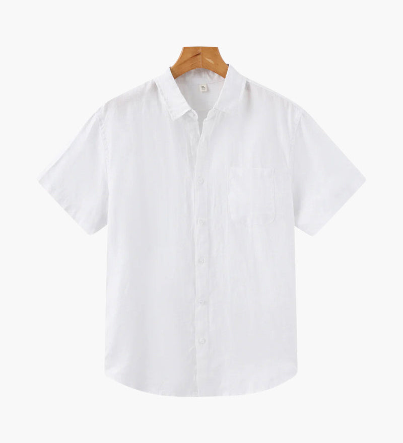 Кейптаун - Ленена риза с къс ръкав