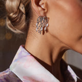 Pearl Earrings Aharon Firework