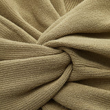 Knit Twist-Front Tank Top