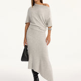 Wool-Blend Off-Shoulder Knit Top