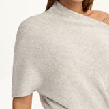 Wool-Blend Off-Shoulder Knit Top