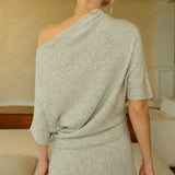 Wool-Blend Off-Shoulder Knit Top