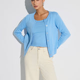 Wool Blend Tank & Cardigan Two-Piece Set