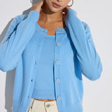 Wool Blend Tank & Cardigan Two-Piece Set