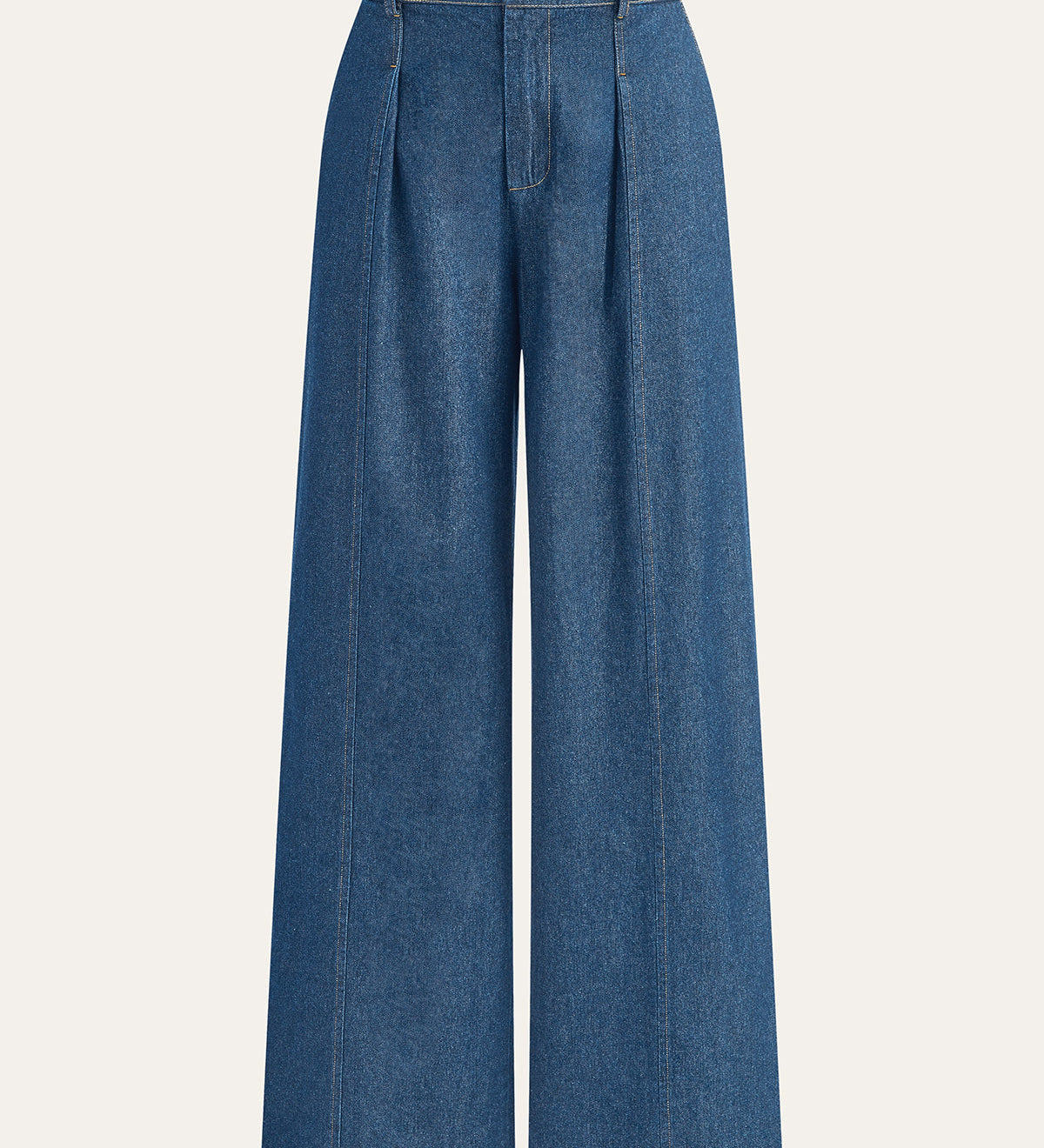 Дънки с разширен крачол и средна талия