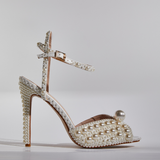 Сандали Cyrix Pearl Strap в кайсиев нюанс