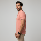 Мъжка къс ръкав поло тениска от памук – slim fit