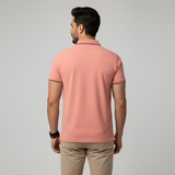 Мъжка къс ръкав поло тениска от памук – slim fit