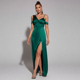 Макси-рокля Bodycon з асиметричними бретелями