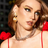 Многослоен златист кристален necklace Jago
