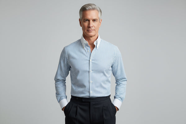 Стилна риза с дълги ръкави