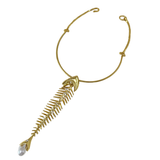 Обеца с перли Soryxel Fishbone
